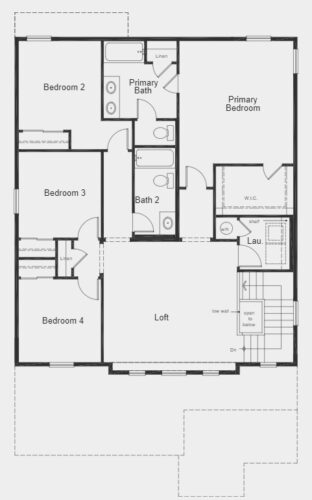 KB Home Single-Family Homes​-2284 Floorplan